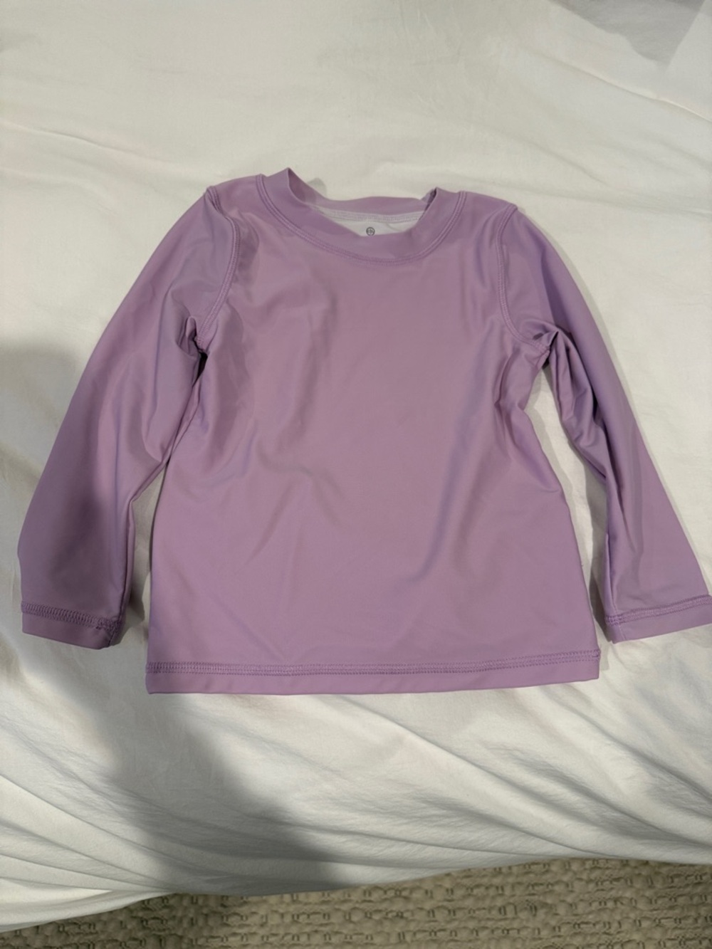 Caden Lane Lavender Long-Sleeve Kids Rashguard